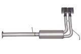 Gibson 96-97 Chevrolet C1500 Base 4.3L 2.5in Cat-Back Super Truck Exhaust - Stainless thumbnail 4