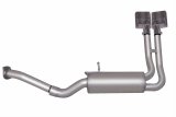 Gibson 99-05 Chevrolet Silverado 1500 Base 4.3L 2.5in Cat-Back Super Truck Exhaust - Stainless thumbnail 1