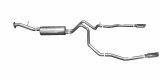 Gibson 00-01 Chevrolet Tahoe Base 4.8L 2.25in Cat-Back Dual Split Exhaust - Stainless thumbnail 1