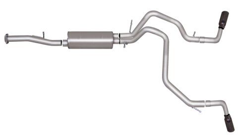 Gibson 07-12 Chevrolet Avalanche LS 5.3L 2.25in Cat-Back Dual Extreme Exhaust - Stainless thumbnail 1