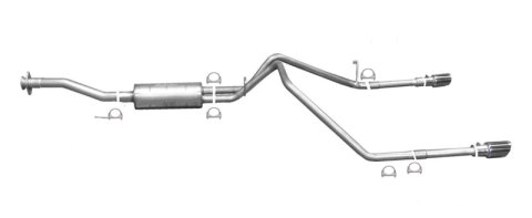 Gibson 15-22 Chevrolet Colorado LT 2.5L 2.25in Cat-Back Dual Split Exhaust - Stainless thumbnail 4