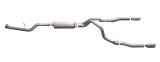 Gibson 07-09 Chevrolet Silverado 2500 HD LT 6.0L 2.25in Cat-Back Dual Split Exhaust - Stainless thumbnail 4