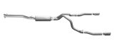 Gibson 15-19 GMC Sierra 2500 HD Base 6.0L 3.5in/3in Cat-Back Dual Split Exhaust - Stainless thumbnail 1