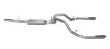 Gibson 10-13 GMC Sierra 1500 SLE 4.8L 2.25in Cat-Back Dual Split Exhaust - Stainless thumbnail 1