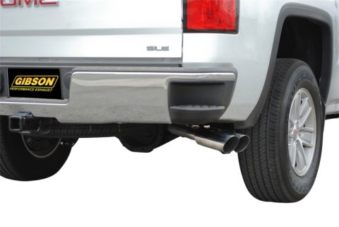 Gibson 14-18 GMC Sierra 1500 Base 5.3L 3in/2.25in Cat-Back Dual Sport Exhaust - Stainless thumbnail 2