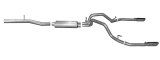Gibson 14-18 GMC Sierra 1500 Base 5.3L 3in/2.25in Cat-Back Dual Split Exhaust - Stainless thumbnail 1