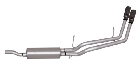 Gibson 15-19 Chevrolet Tahoe LS 5.3L 2.25in Cat-Back Dual Sport Exhaust - Stainless thumbnail 1