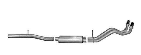 Gibson 14-18 Chevrolet Silverado 1500 LTZ 6.2L 3.5in/2.25in Cat-Back Dual Sport Exhaust - Stainless thumbnail 1