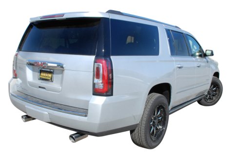 Gibson 14-19 Cadillac Escalade Base 6.2L 3.5in/2.25in Cat-Back Dual Split Exhaust - Stainless thumbnail 2