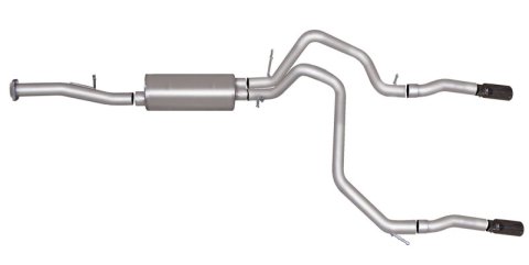 Gibson 18-19 Chevrolet Suburban LS 5.3L 2.25in Cat-Back Dual Split Exhaust - Stainless thumbnail 3