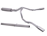 Gibson 19-22 GMC Sierra 1500 Denali 5.3L 3in/2.5in Cat-Back Dual Extreme Exhaust - Stainless thumbnail 1