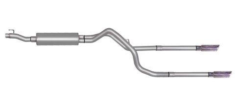 Gibson 02-05 Dodge Ram 1500 SLT 4.7L 2.5in Cat-Back Dual Split Exhaust - Stainless thumbnail 1