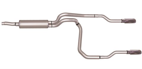 Gibson 02-03 Dodge Dakota SLT 3.9L 2.5in Cat-Back Dual Split Exhaust - Stainless thumbnail 1