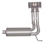 Gibson 02-05 Dodge Ram 1500 SLT 4.7L 2.5in Cat-Back Super Truck Exhaust - Stainless thumbnail 2