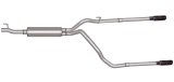 Gibson 2003 Dodge Ram 1500 SLT 5.7L 2.5in Cat-Back Dual Split Exhaust - Stainless thumbnail 1