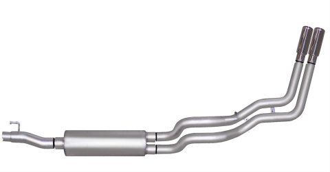 Gibson 06-08 Dodge Ram 1500 Laramie 5.7L 2.5in Cat-Back Dual Sport Exhaust - Stainless thumbnail 1