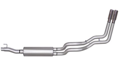 Gibson 06-08 Dodge Ram 1500 Laramie 5.7L 2.5in Cat-Back Dual Sport Exhaust - Stainless thumbnail 4