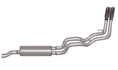 Gibson 2008 Dodge Ram 1500 SLT 4.7L 2.5in Cat-Back Dual Sport Exhaust - Stainless thumbnail 1