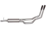 Gibson 05-06 Ford F-250 Super Duty Lariat 6.8L 2.5in Cat-Back Dual Sport Exhaust - Stainless thumbnail 1