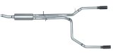 Gibson 98-00 Ford F-150 Base 4.6L 2.5in Cat-Back Dual Split Exhaust - Stainless thumbnail 1