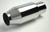 Gibson Marine Bullet Muffler (Pair) - 4.5in Inlet/11in Length - Stainless thumbnail 1