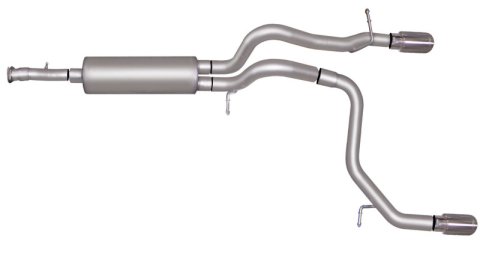 Gibson 07-10 Hummer H3 Base 3.7L 2.5in Cat-Back Dual Split Exhaust - Aluminized thumbnail 1