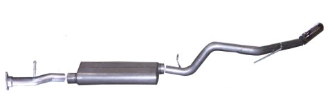 Gibson 06-09 Chevrolet Trailblazer LT 4.2L 2.5in Cat-Back Single Exhaust - Aluminized thumbnail 1