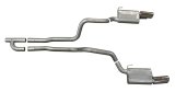 Gibson 05-10 Ford Mustang Base 4.0L 2.5in Cat-Back Dual Exhaust - Aluminized thumbnail 1