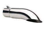 Gibson Turn Down Slash-Cut Tip - 3.5in OD/3in Inlet/12in Length - Stainless thumbnail 1