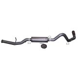 Gibson 2007 GMC Sierra 2500 HD Classic SL 6.0L 4in Cat-Back Single Exhaust - Stainless thumbnail 3