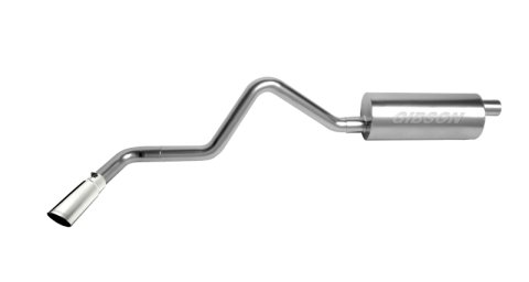 Gibson 14-18 GMC Sierra 1500 Denali 6.2L 3.5in Cat-Back Single Exhaust - Stainless thumbnail 5