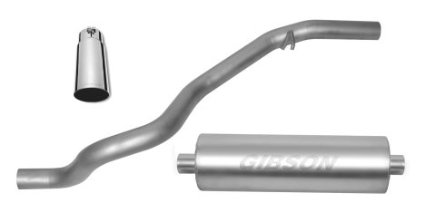 Gibson 96-97 Jeep Grand Cherokee Laredo 4.0L 2.5in Cat-Back Single Exhaust - Stainless thumbnail 1