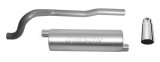 Gibson 86-93 Jeep Cherokee Base 2.5L 2.5in Cat-Back Single Exhaust - Stainless thumbnail 4