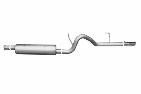 Gibson 08-12 Jeep Liberty Limited 3.7L 2.5in Cat-Back Single Exhaust - Stainless thumbnail 1