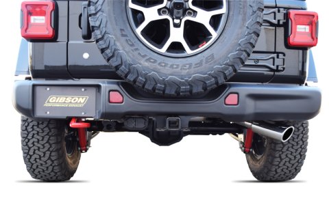 Gibson 18-22 Jeep Wrangler JL Sport 3.6L 2.5in Cat-Back Single Exhaust - Stainless thumbnail 7