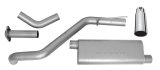 Gibson 05-07 Jeep Grand Cherokee Laredo 4.7L 3in Cat-Back Single Exhaust - Stainless thumbnail 1