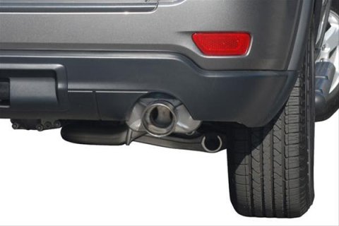 Gibson 11-12 Jeep Grand Cherokee Laredo 3.6L 2.5in Axle-Back Single Exhaust - Stainless thumbnail 3