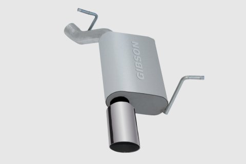 Gibson 11-12 Jeep Grand Cherokee Laredo 3.6L 2.5in Axle-Back Single Exhaust - Stainless thumbnail 4