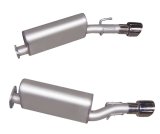 Gibson 05-06 Pontiac GTO Base 6.0L 2.5in Axle-Back Dual Exhaust - Stainless thumbnail 1