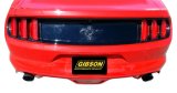 Gibson 15-17 Ford Mustang V6 3.7L 2.5in Cat-Back Dual Exhaust - Stainless thumbnail 4