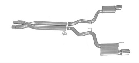 Gibson 15-17 Ford Mustang GT 5.0L 3in Cat-Back Dual Exhaust - Stainless thumbnail 3