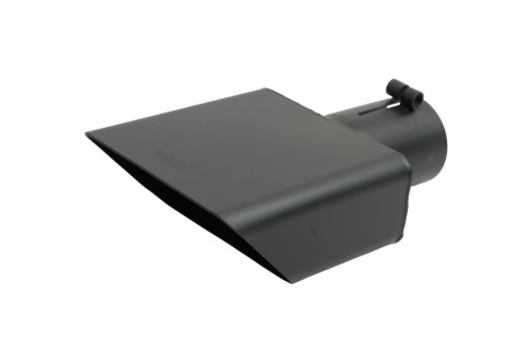 Gibson Rectangle Sport Tip - Left - 6x2.75in OD/2.5in Inlet/6in Length - Black Ceramic thumbnail 1