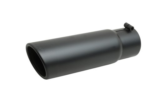 Gibson Rolled Edge Slash-Cut Tip - 5in OD/4in Inlet/12in Length - Black Ceramic thumbnail 2