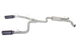 Gibson 2017 Toyota Land Cruiser Base 5.7L 3in Cat-Back Dual Split Exhaust - Black Elite thumbnail 1