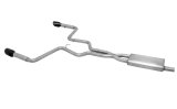 Gibson 15-19 Ford Mustang EcoBoost 2.3L 2.25in Cat-Back Dual Exhaust - Black Elite (Ceramic) thumbnail 3