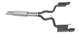 Gibson 15-17 Ford Mustang V6 3.7L 3in Cat-Back Dual Exhaust - Black Elite (Ceramic) thumbnail 1