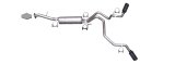 Gibson 00-06 Chevrolet Tahoe LS 4.8L 2.25in Cat-Back Dual Extreme Exhaust - Black Elite thumbnail 1