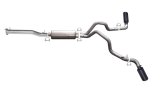 Gibson 11-19 GMC Sierra 2500 HD Denali 6.0L 3.5in/3in Cat-Back Dual Extreme Exhaust - Black Elite thumbnail 1