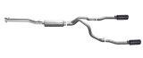 Gibson 15-18 Chevrolet Silverado 1500 LS 5.3L 3in/2.25in Cat-Back Dual Split Exhaust - Black Elite thumbnail 1