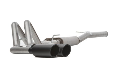 Gibson 14-18 GMC Sierra 1500 Denali 6.2L 3.5in/2.25in Cat-Back Dual Sport Exhaust - Black Elite thumbnail 1